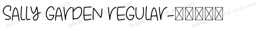 sally garden regular字体转换